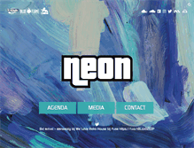 Tablet Screenshot of djneon.com